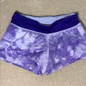 Lululemon Purple Speed Shorts Size 4